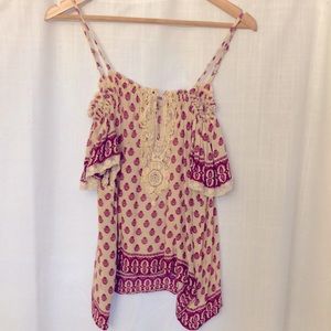 Forever 21 off the shoulder tank top